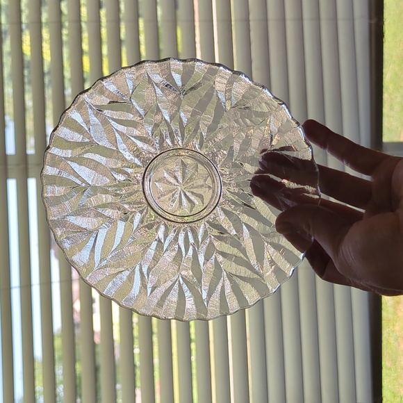 Vintage Mikasa crystal plates - Picture 2 of 11